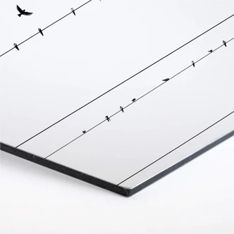 Hexagon - Alu-Dibond - Hoogspanning 
