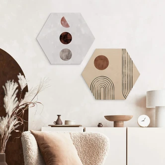 Hexagon - Holz 1X Studio - Archs and Buds 