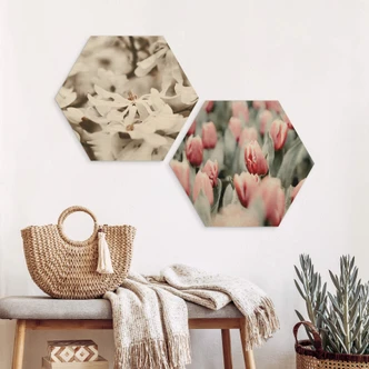 Hexagon - Holz Annie - Frühlingstulpen 