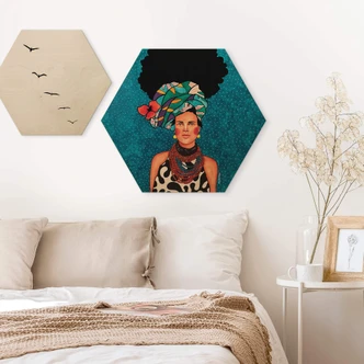 Esagoni in legno Hülya - Entrare in contatto 