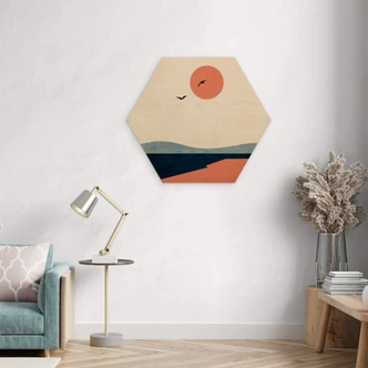 Hexagon Hout Kubistika - Traveling 