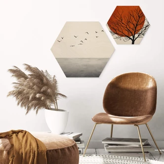 Sekskantet træ Kubistika - Open Lake Sekskantet træ Kubistika - Open Lake