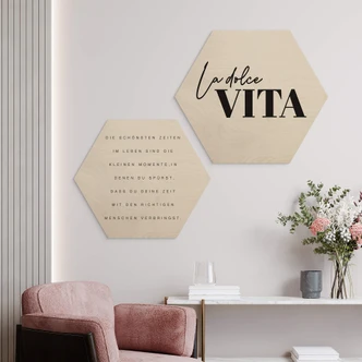 Hexagon Hout La Dolce Vita 