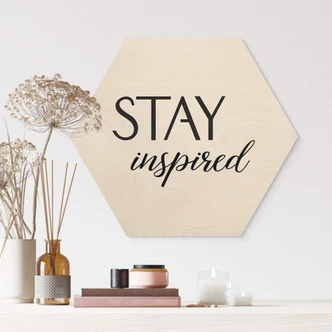Hexagon Hout Stay Inspired 