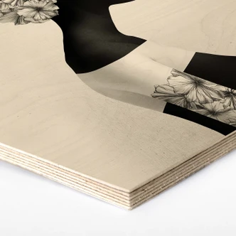 Hexagon - Holz Birke-Furnier Ireland - Marianna 