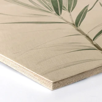 Hexagon - Holz Birke-Furnier Sisi & Seb - Oleander 