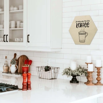 Hexagon - Holz Birke-Furnier Die einzig wahre Fee 