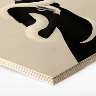 Hexagon - Holz Birke-Furnier Ireland - Only Skin 