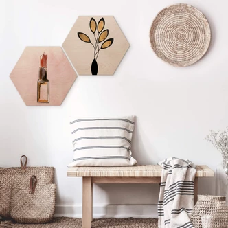 Hexagon - Holz Kubistika - Lippenstift 
