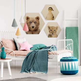 Hexagon Hout Sisi & Seb - Beertje 