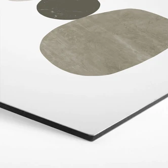 Hexagon Dibond Nouveauprints - Pebbles 