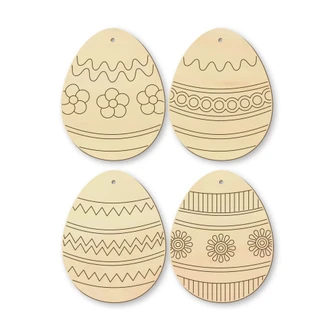 Boomdecoratie Paaseieren 01 (4-delig) 