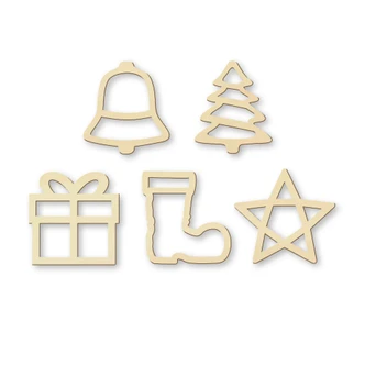 Baumschmuck 02 Set (5-teilig) 