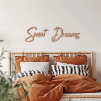 Décoration en bois placage acajou Sweet Dreams 