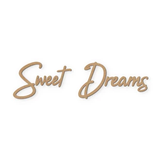 Décoration en bois MDF Sweet Dreams 