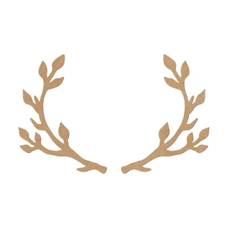 MDF Decoratie Hertengewei 