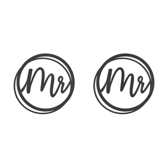 MDF Schriftzug Hochzeit Mr and Mr MDF Schriftzug Hochzeit Mr and Mr