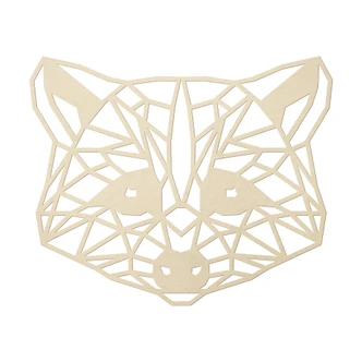 Décoration murale peuplier - Raton laveur origami  