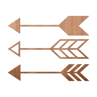 Wooden Décor - Arrows - set of 3 