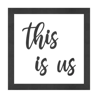Décoration en bois MDF this is us 