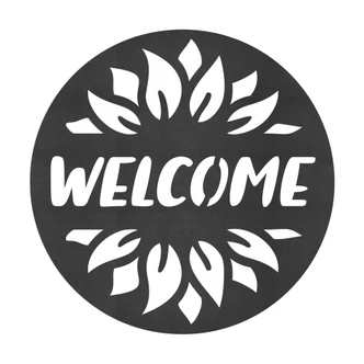 MDF Decoration Welcome Sunflower MDF Decoration Welcome Sunflower