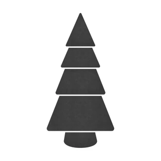 MDF Weihnachtsdeko XXL Tannenbaum 