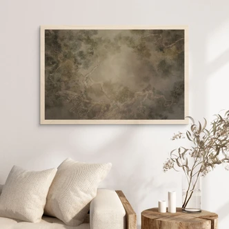 Houten Wanddecoratie met uitzicht in de boomtoppen - Ms Tiff 