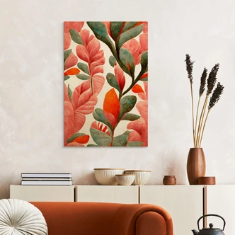 Holzbild Treechild - Indische Rose 