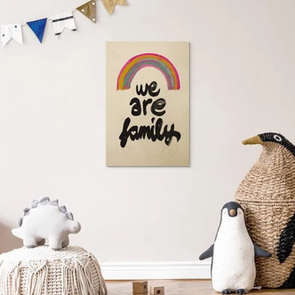 Holzbild We are family - Treechild 