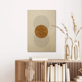 Houten Poster Miuus Studio - Modern Composition 