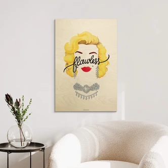 Holzbild Tohmé - Flawless Marilyn 