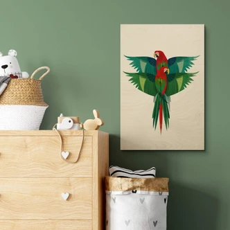 Holzbild Braun - Ara 