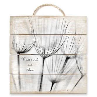 Houten Wanddecoratie Make a Wish... 