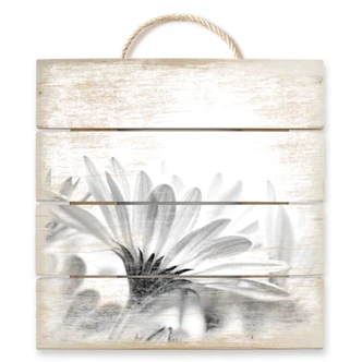 Trätavla prästkrage i detalj - 40x41,5 cm 