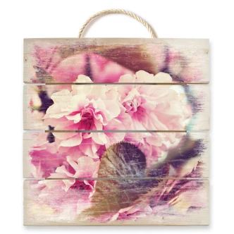 Holzbild Vintage Kirschblüten - 40x41,5 cm Holzbild Vintage Kirschblüten - 40x41,5 cm