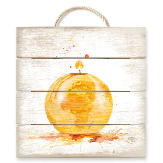 Cuadro de madera Buttafly - Time - 40x41,5 cm 