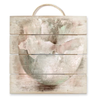 Holzbild Schmucker - Eierschale - 40x41,5 cm 