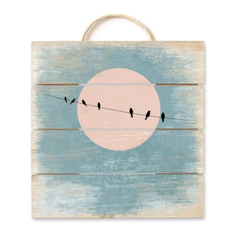 Houten Wanddecoratie Kubistika - Silence 