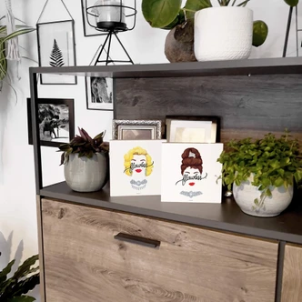 Houten Decoratieblok Tohmé - Flawless Audrey 