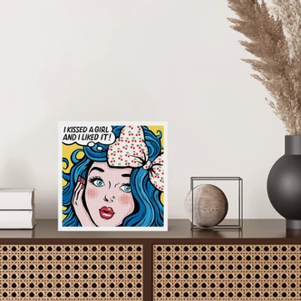 Bloc en bois à poser Tohmé - I kissed a girl 