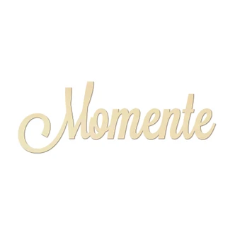 Holzbuchstaben Pappel Momente 