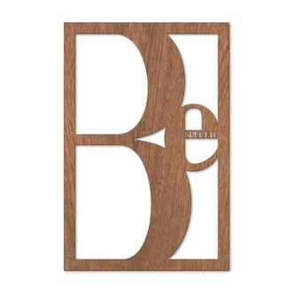 Decoro in legno - Be special 
