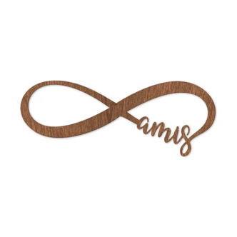 Holzkunst Mahagoni - Unendlich Infiniment Amis 