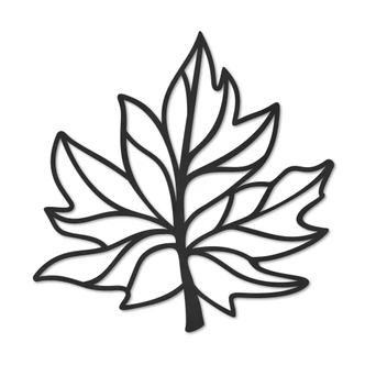 MDF Decoratie Maple Leaf 