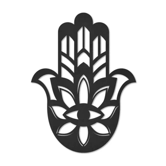 MDF Decoratie Yoga Hamsa Hand 