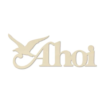 Decoro in legno -Ahoi 
