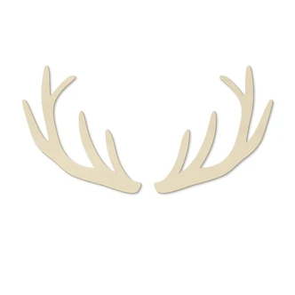 Décoration murale en bois - Placage peuplier - Les bois (2 parties) 