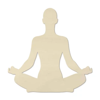 Decori in legno - Posizione Yoga 01 