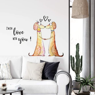 Wall sticker Hagenmeyer - Dogs in Love 
