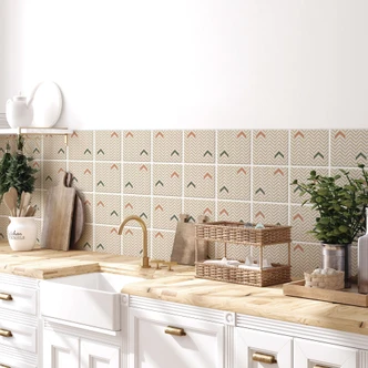 Boho Tile Sticker Set of 12 Boho Tile Sticker Set of 12